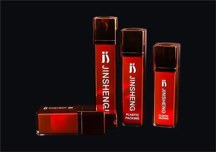 Rose Gold Cosmetic Containers made in China     